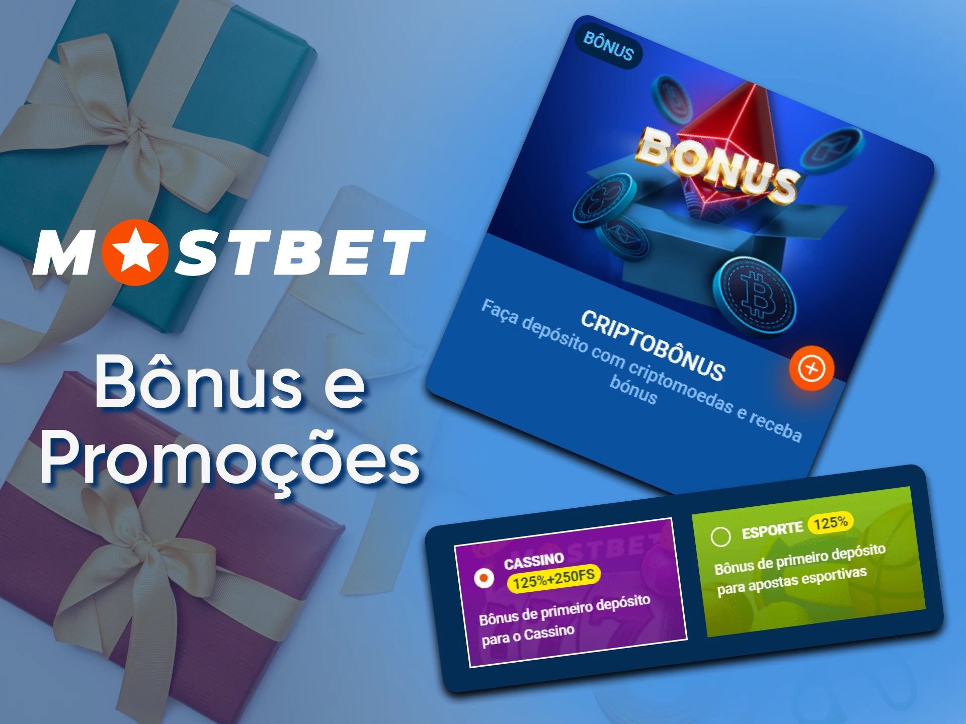 Receive a Mostbet welcome bonus for casino and sports games.