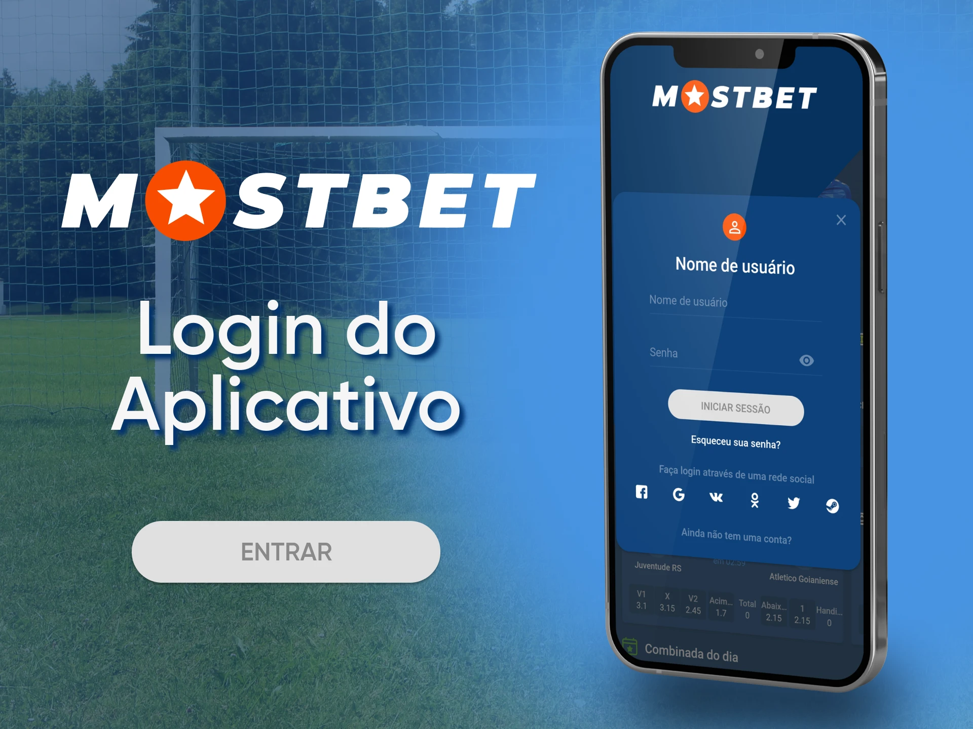 Use this instruction to login to your Mostbet account.