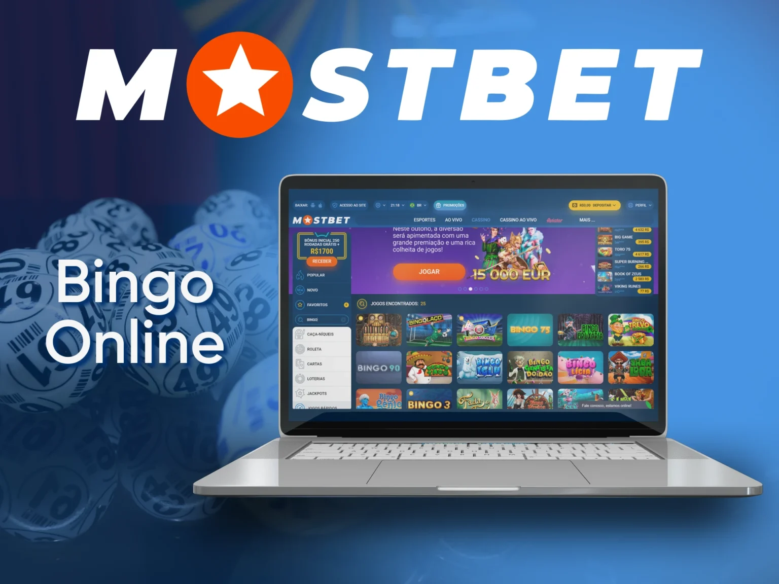 Schermafbeelding van het Mostbet casino online lobby met diverse spellen
