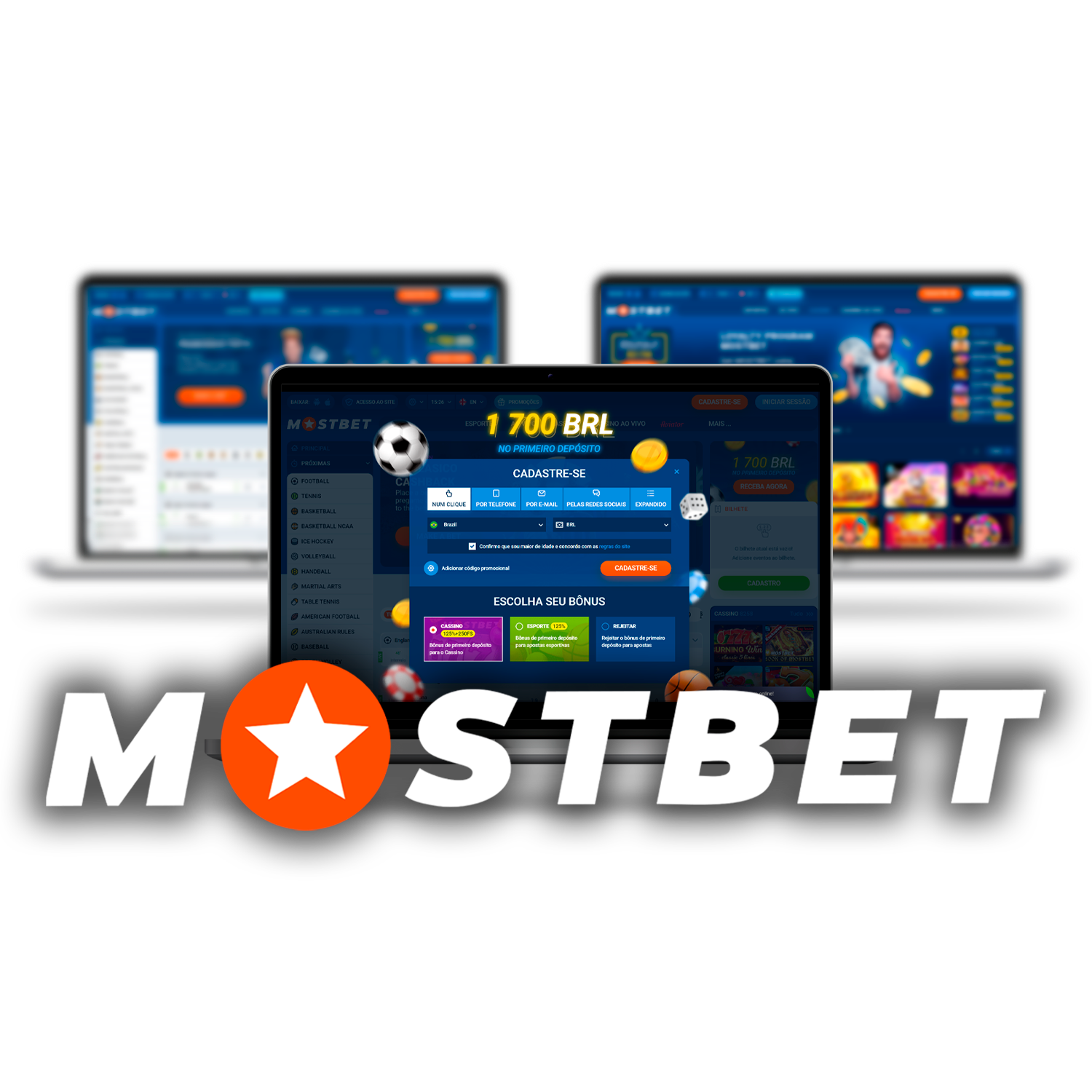 Create an account on the official Mostbet website.